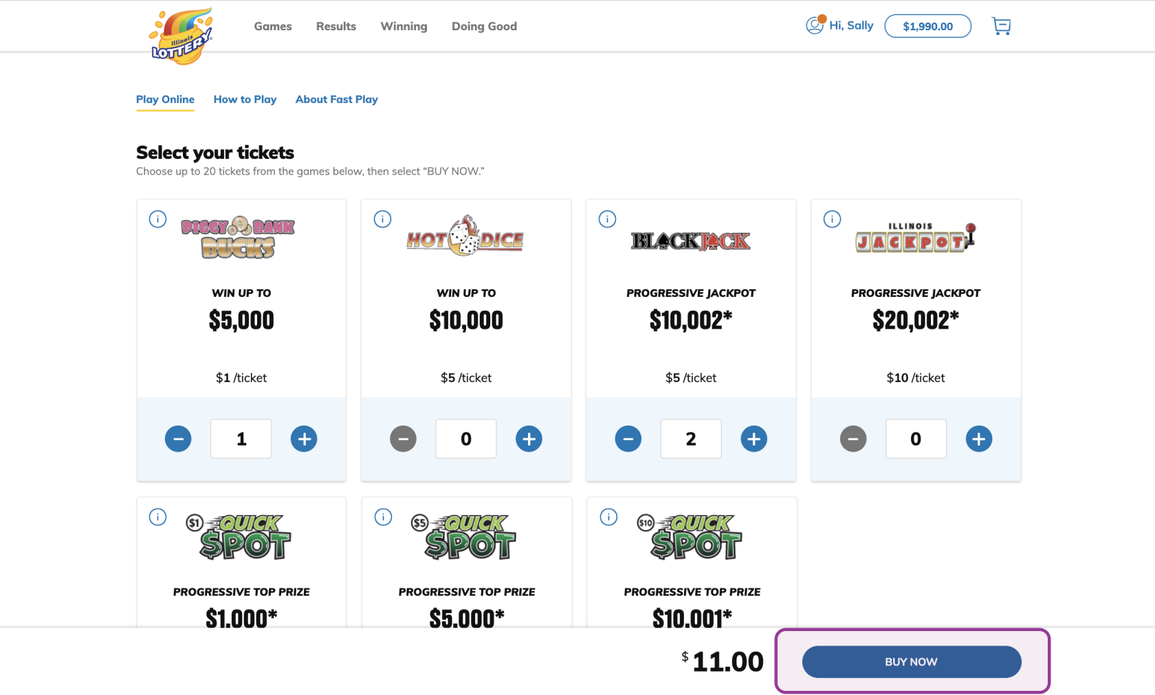 Select “BUY NOW”