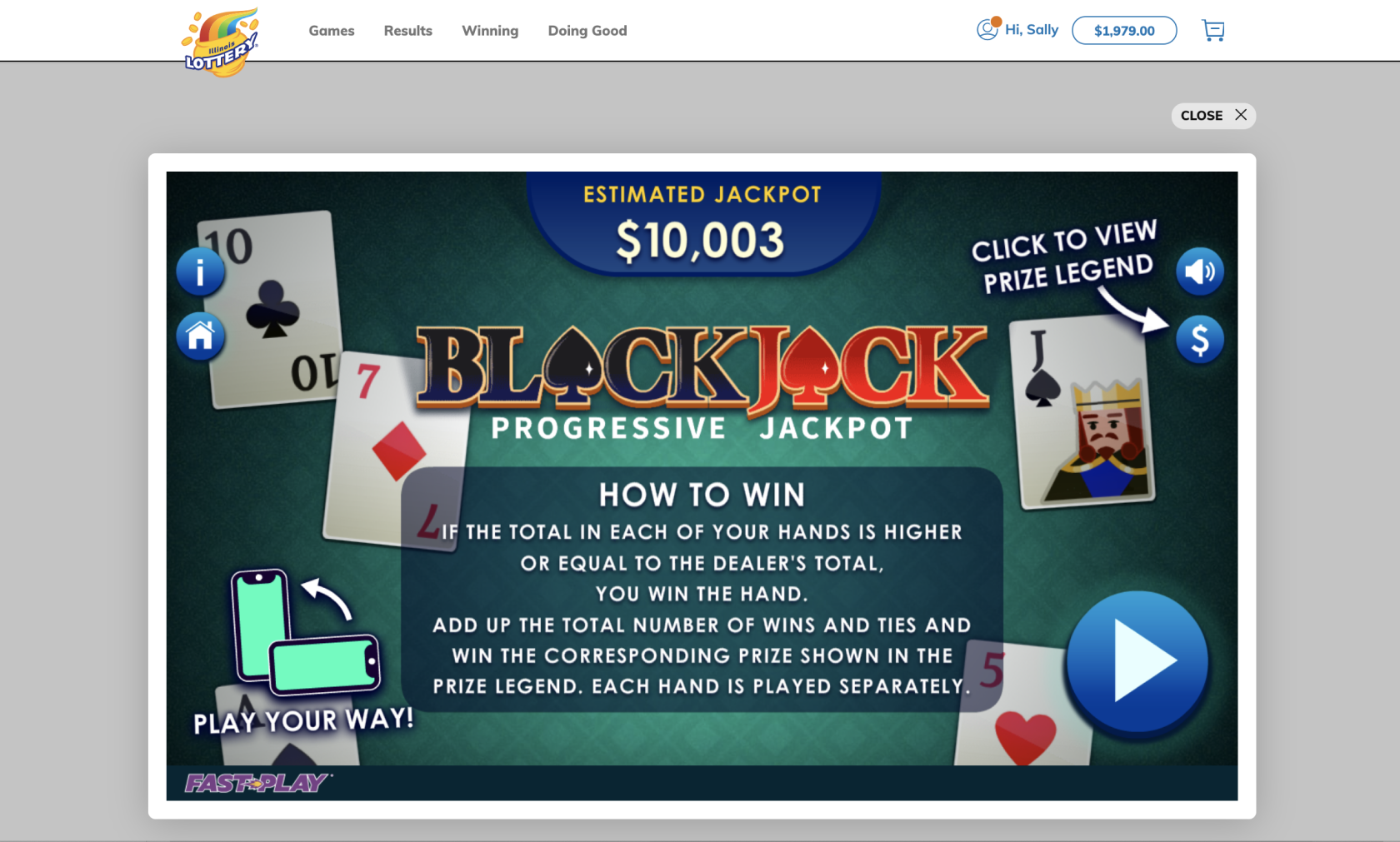 Reveal your ticket outcomes