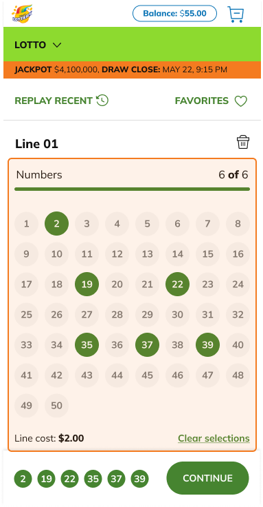 Pick your numbers