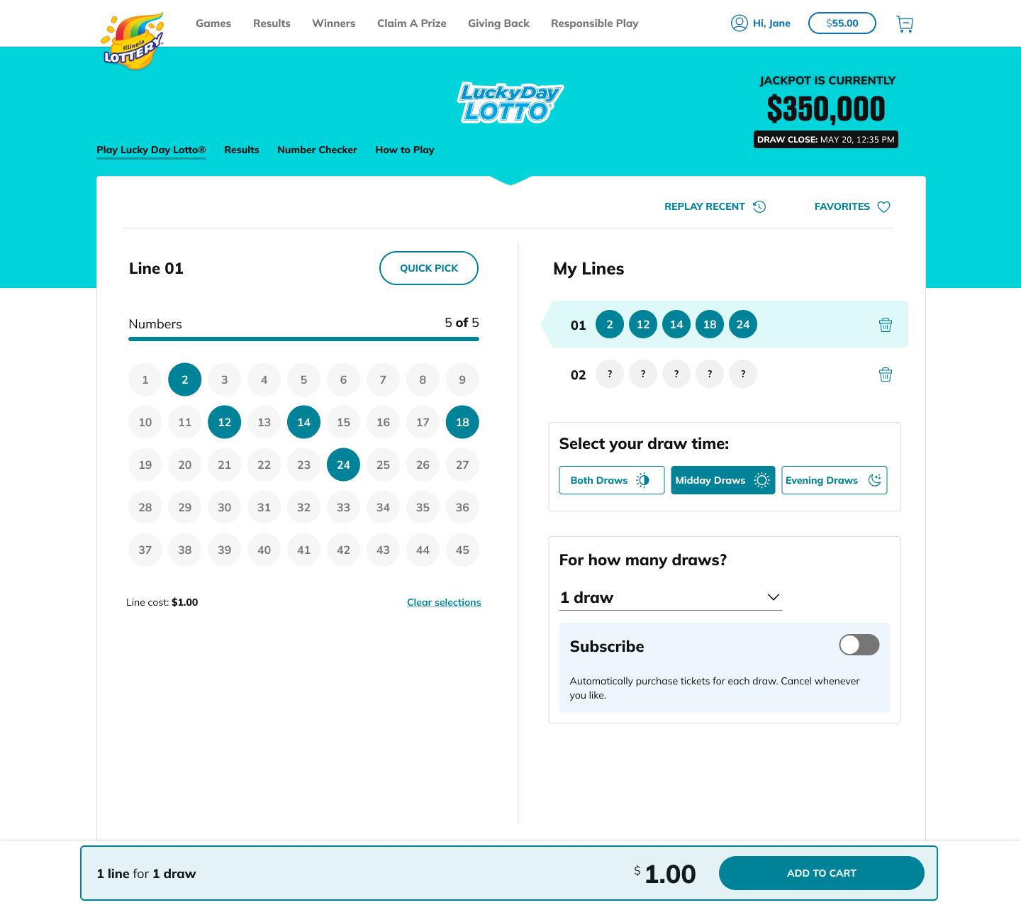 Select “ADD TO CART”