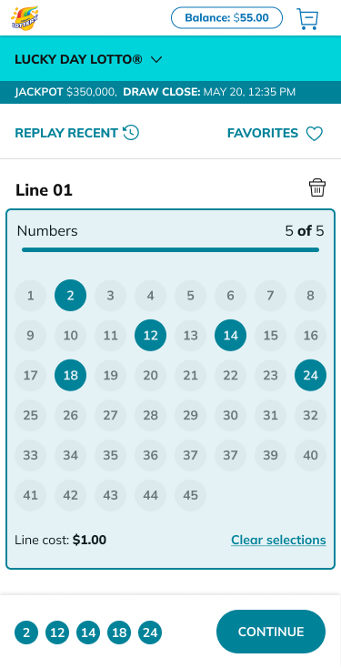 Pick your numbers 