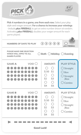 Pick your style of play