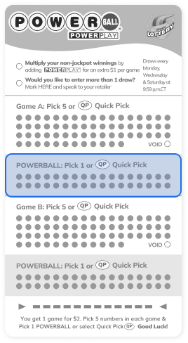 Pick one Powerball number