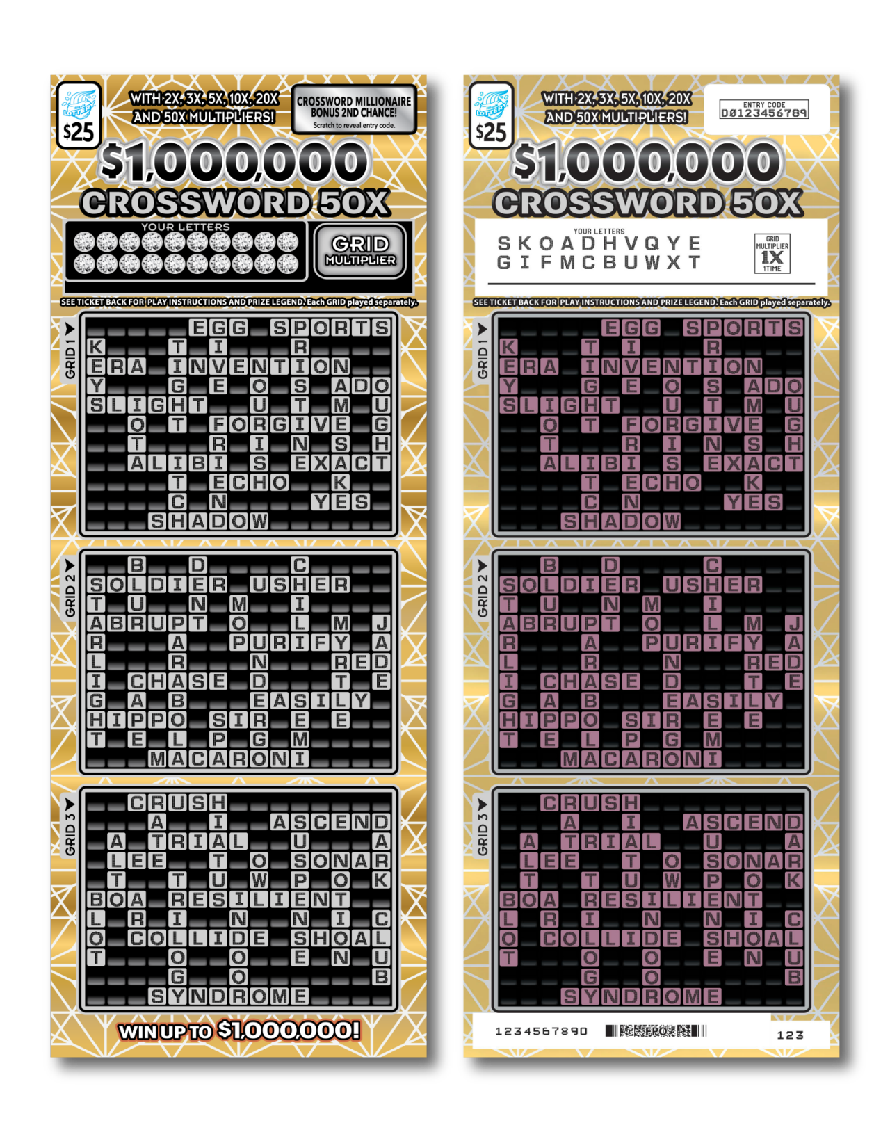 50k Bingo Doubler Instant Ticket Game