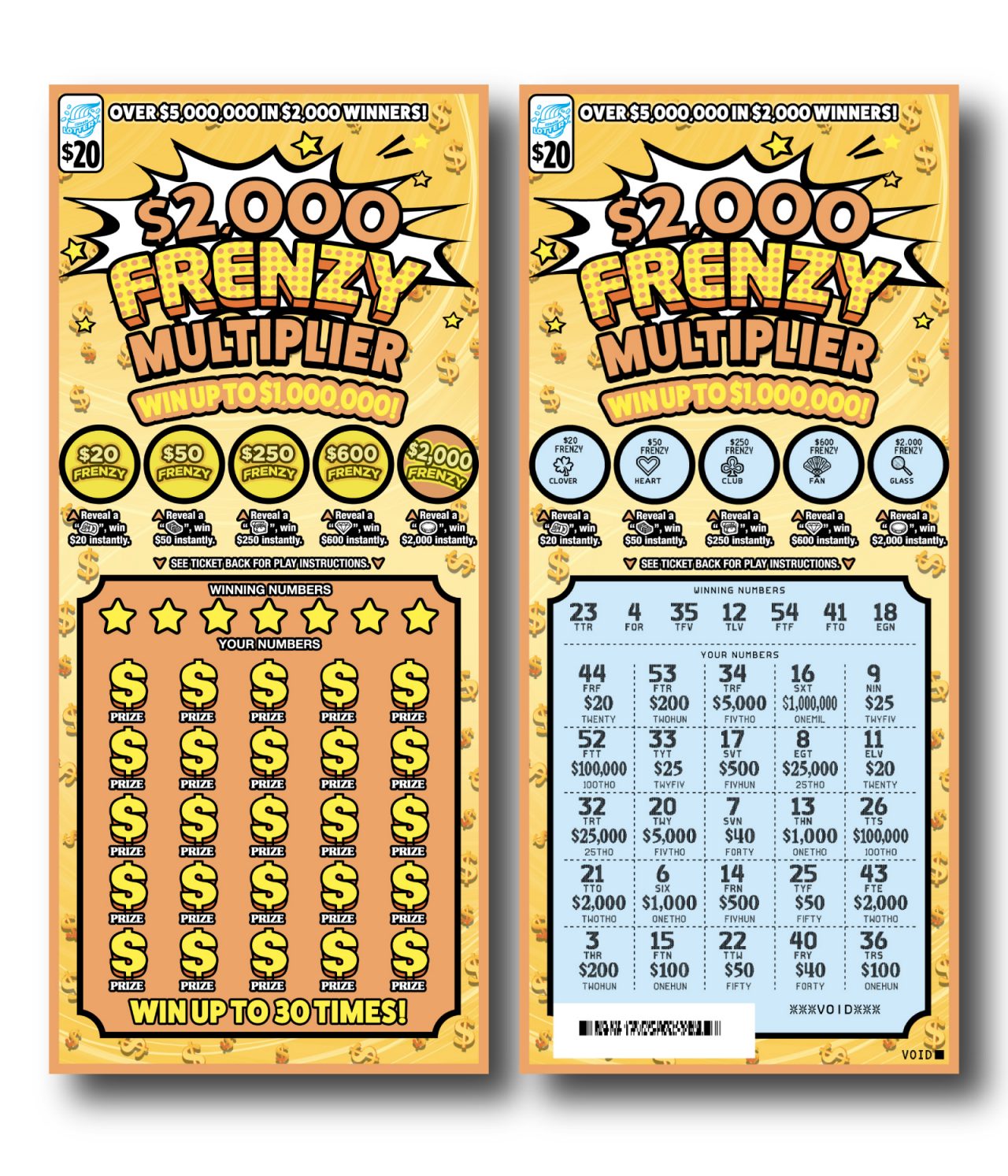50k Bingo Doubler Instant Ticket Game