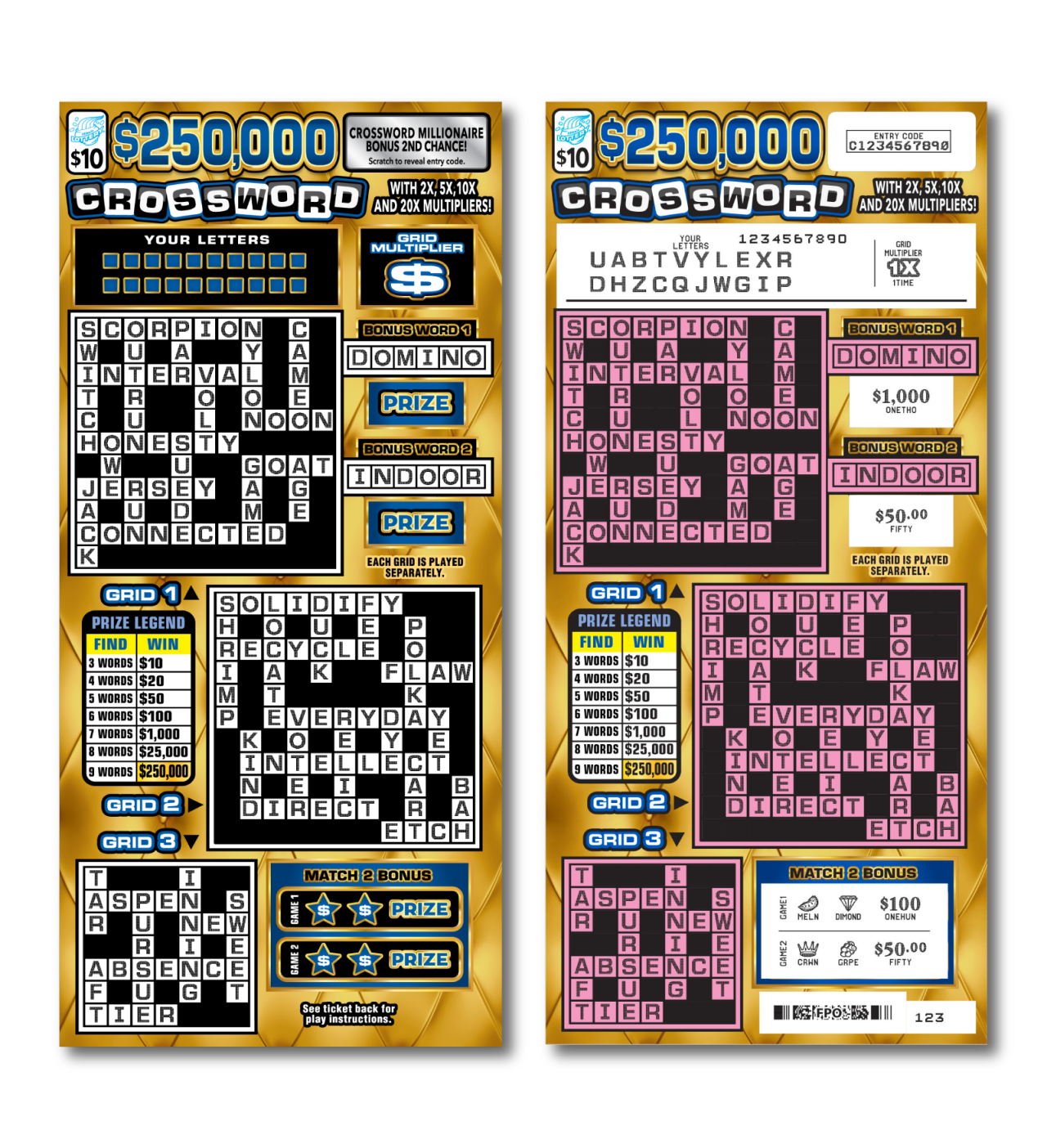 50k Bingo Doubler Instant Ticket Game