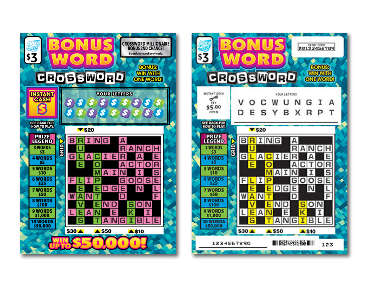 50k Bingo Doubler Instant Ticket Game