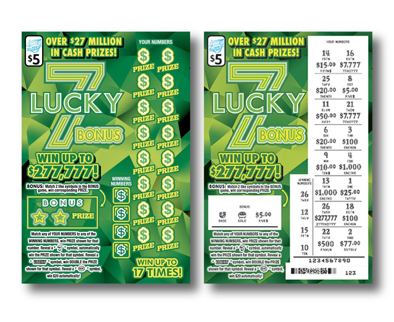 50k Bingo Doubler Instant Ticket Game
