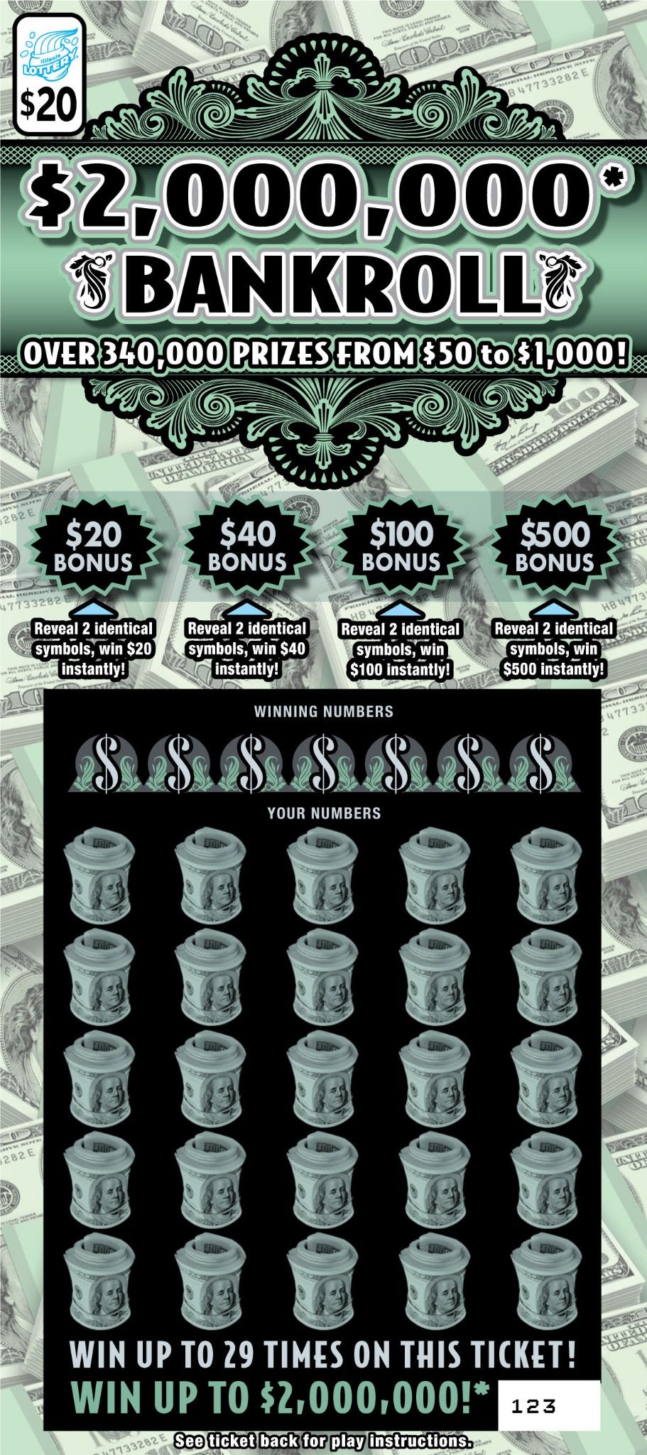 Bankroll Instant Ticket